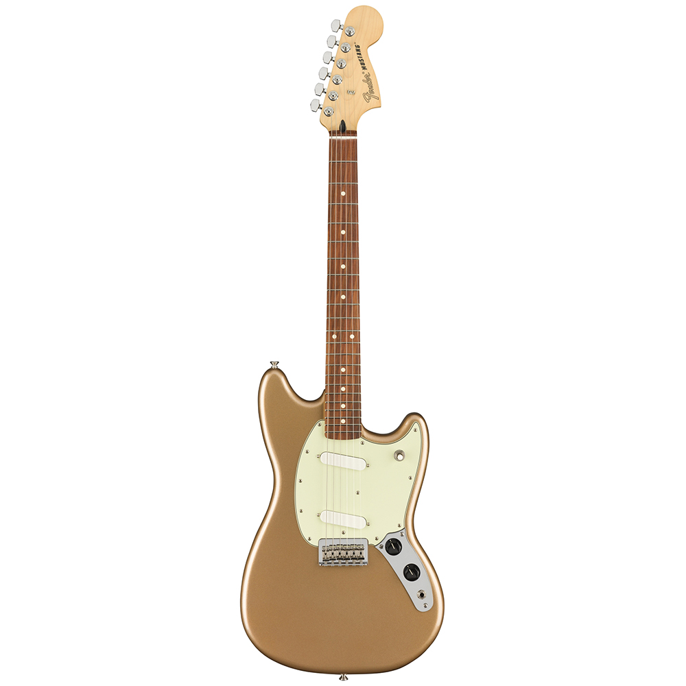 Fender Mustang Pau Ferro Klavye Firemist Gold Elektro Gİtar